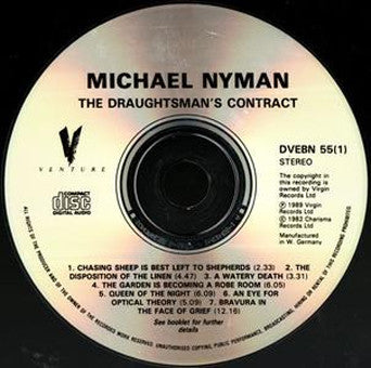 Michael Nyman : The Draughtman's Contract (CD, Album, RE, RP)