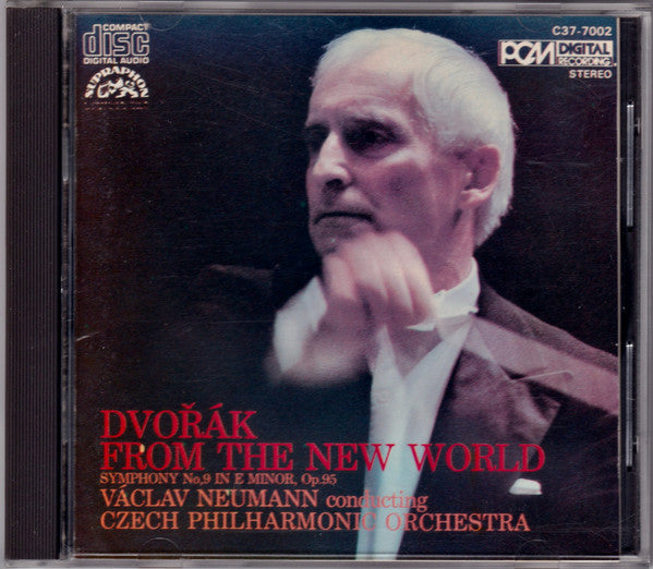 Antonín Dvořák, The Czech Philharmonic Orchestra, Václav Neumann : From The New World = Symphony No. 9 In E Minor, Op. 95 (CD, Album, pre)