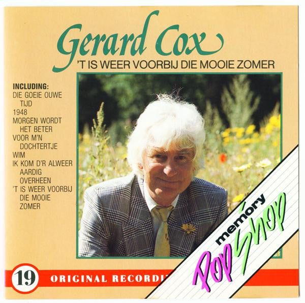 Gerard Cox : 't Is Weer Voorbij Die Mooie Zomer (CD, Comp)
