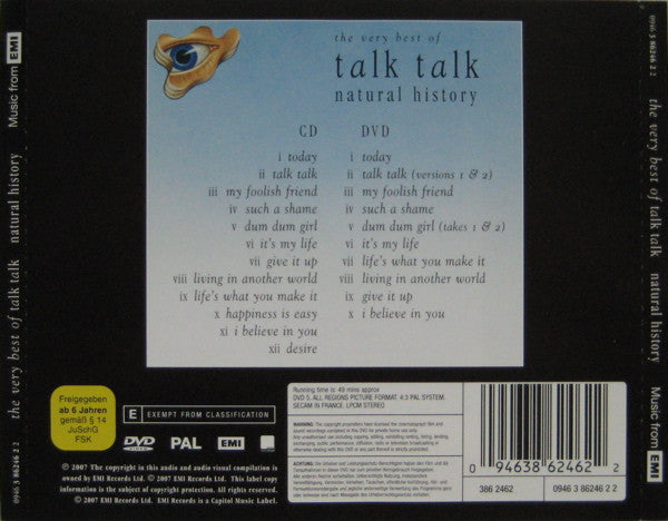 Talk Talk : Natural History (The Very Best Of Talk Talk) (CD, Comp, RE + DVD-V, Comp, RE, PAL)