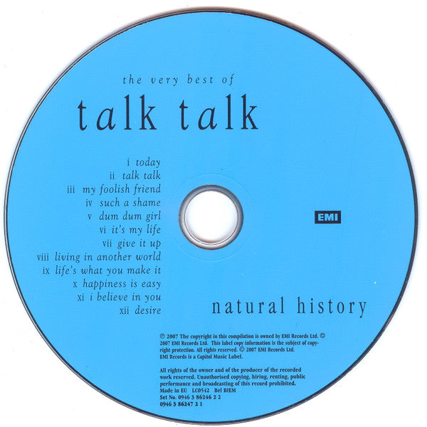 Talk Talk : Natural History (The Very Best Of Talk Talk) (CD, Comp, RE + DVD-V, Comp, RE, PAL)
