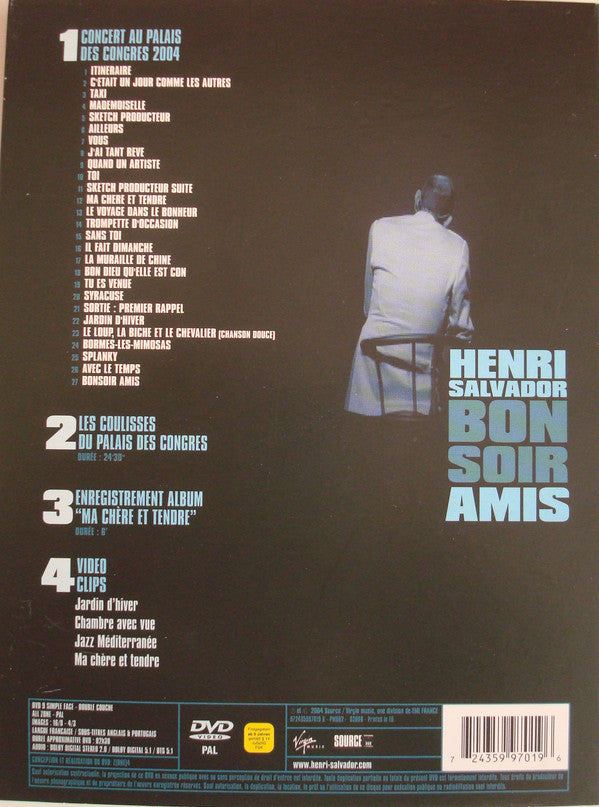 Henri Salvador : Bonsoir Amis (DVD-V, Multichannel, PAL)