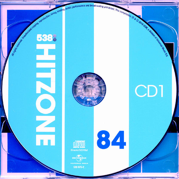 Various : 538 - Hitzone 84 (2xCD, Comp)