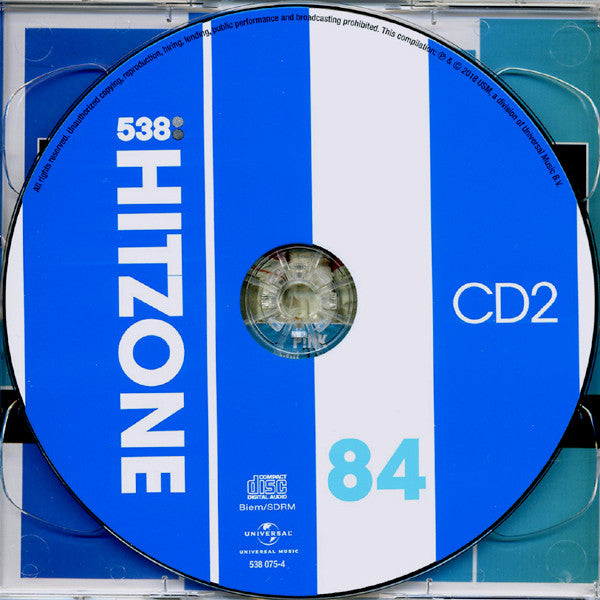 Various : 538 - Hitzone 84 (2xCD, Comp)