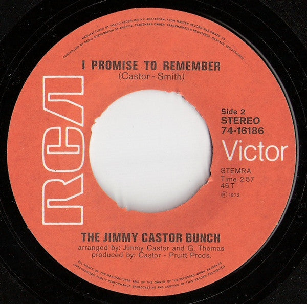 The Jimmy Castor Bunch : Troglodyte (Cave Man) (7", Single)