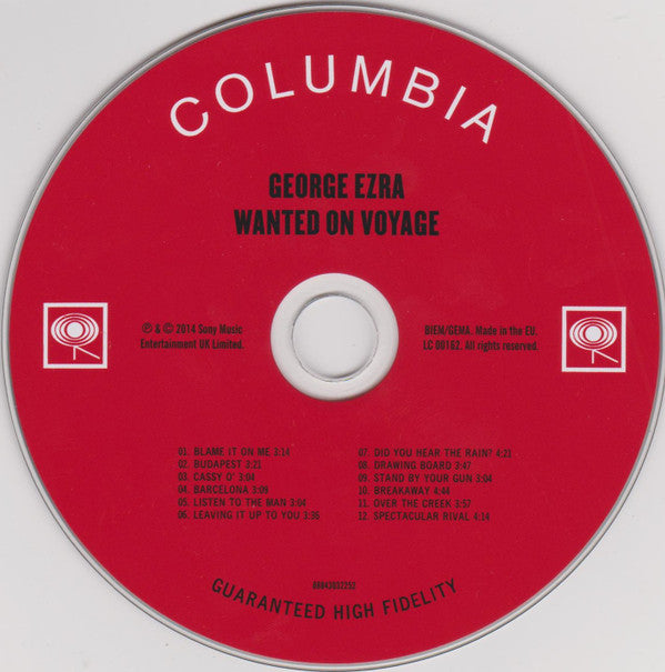 George Ezra : Wanted On Voyage (CD, Album)
