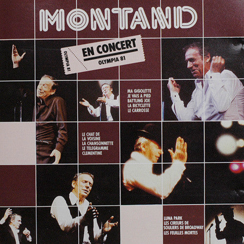 Yves Montand : Olympia 81 (LP)