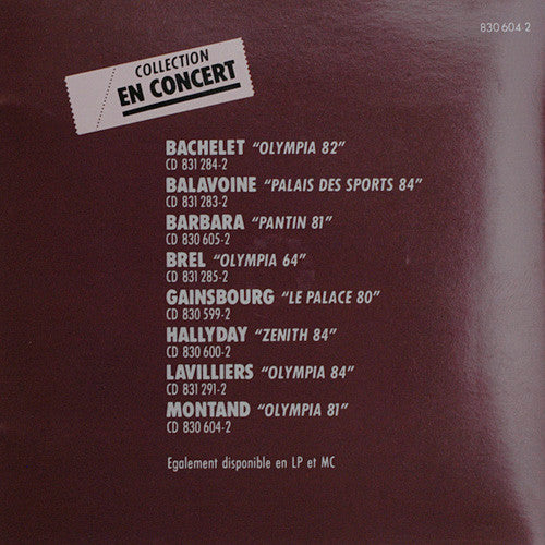 Yves Montand : Olympia 81 (LP)