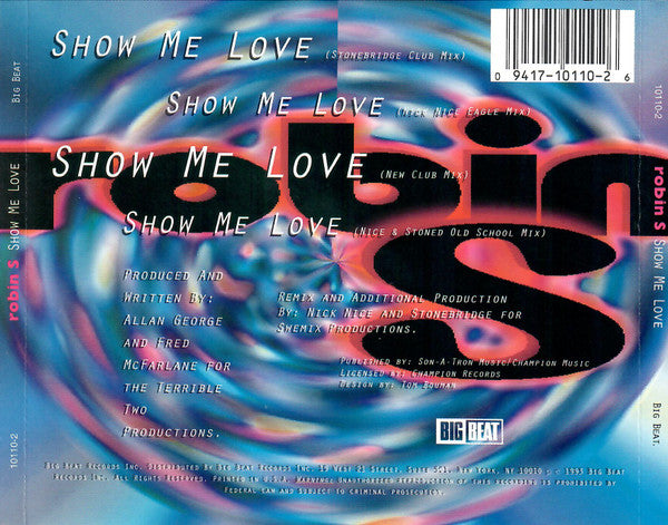 Robin S. : Show Me Love (CD, Maxi)
