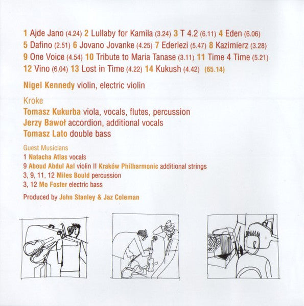 Nigel Kennedy And Kroke : East Meets East (CD, Album)