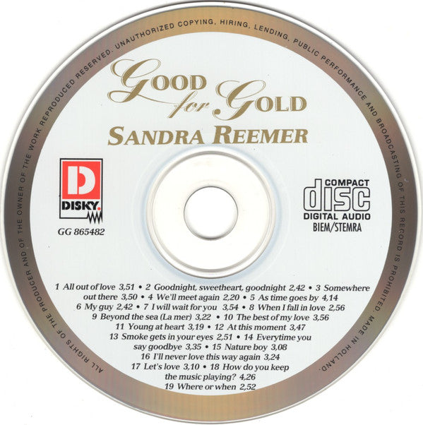 Sandra Reemer : Good For Gold (CD, Comp)