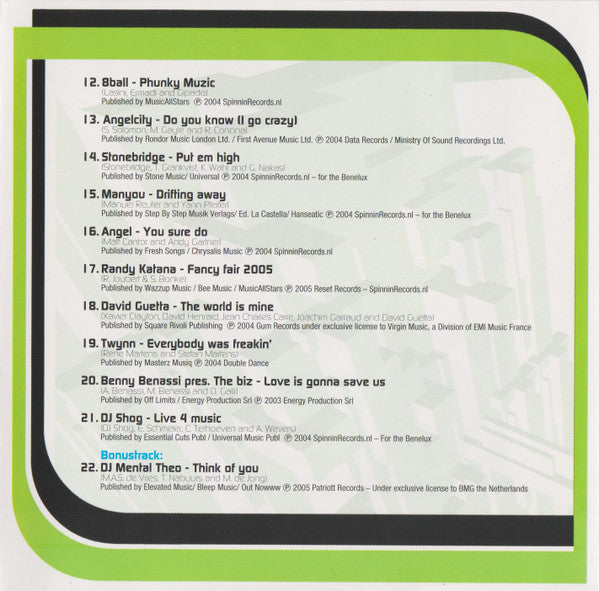 Various : 538 Dance Smash 2005-01 (CD, Comp)