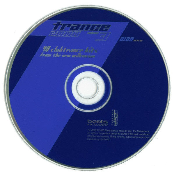 Various : Trance 2000 Volume 3 (2xCD, Mixed)