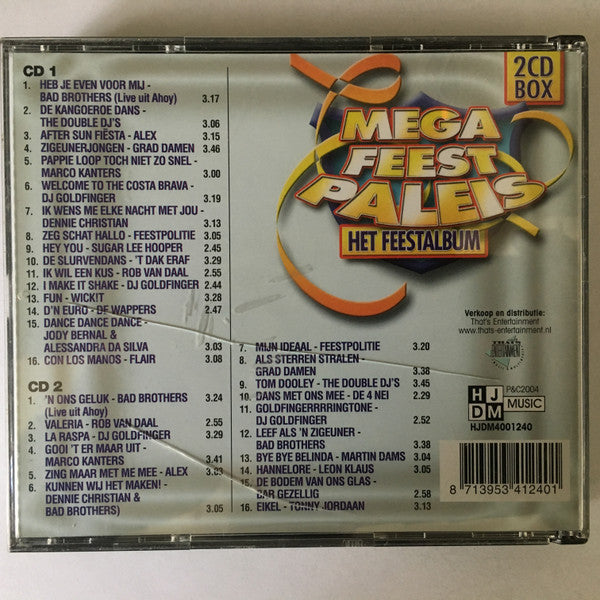 Various : Mega Feest Paleis Het Feestalbum (2xCD, Comp)