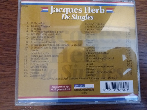 Jacques Herb : De Singles (CD, Comp)