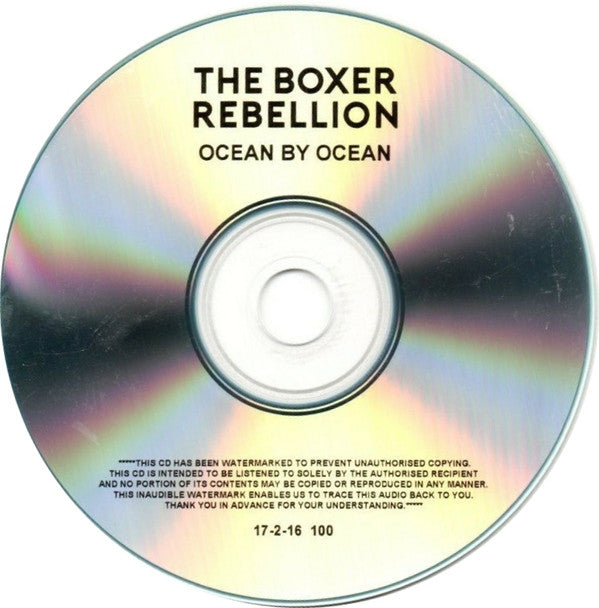 The Boxer Rebellion : Ocean By Ocean (CDr, Album, Promo)