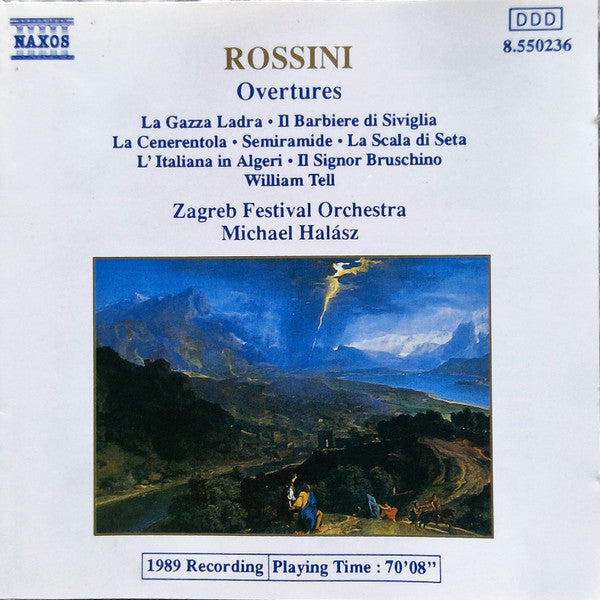 Gioacchino Rossini - Zagreb Festival Orchestra, Michael Halász : Overtures (CD, Album, INT)