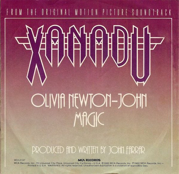 Olivia Newton-John : Magic (7", RE, Glo)