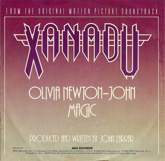 Olivia Newton-John : Magic (7", RE, Glo)