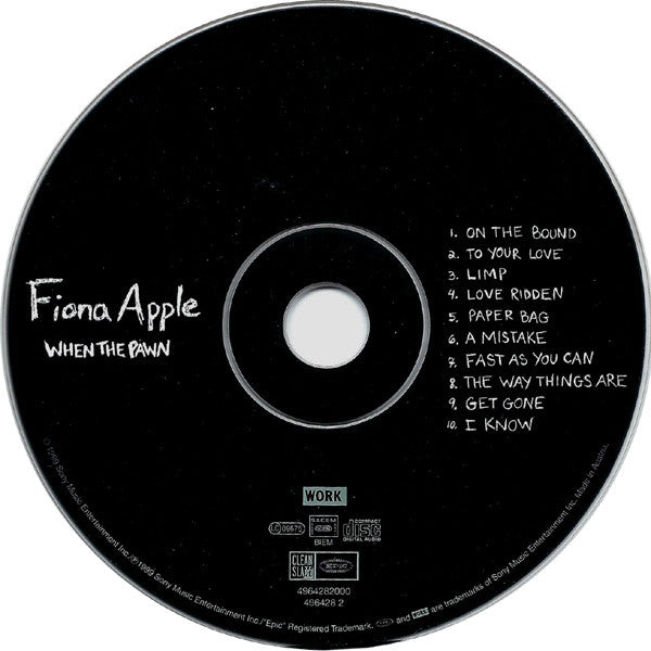 Fiona Apple : When The Pawn (CD, Album)