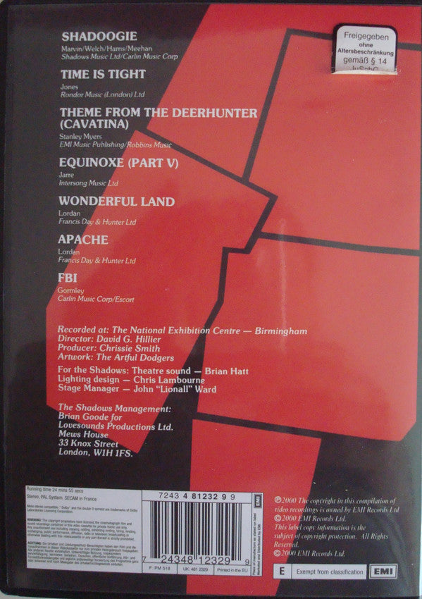 The Shadows : The Shadows Live (DVD-V, PAL, SECAM)