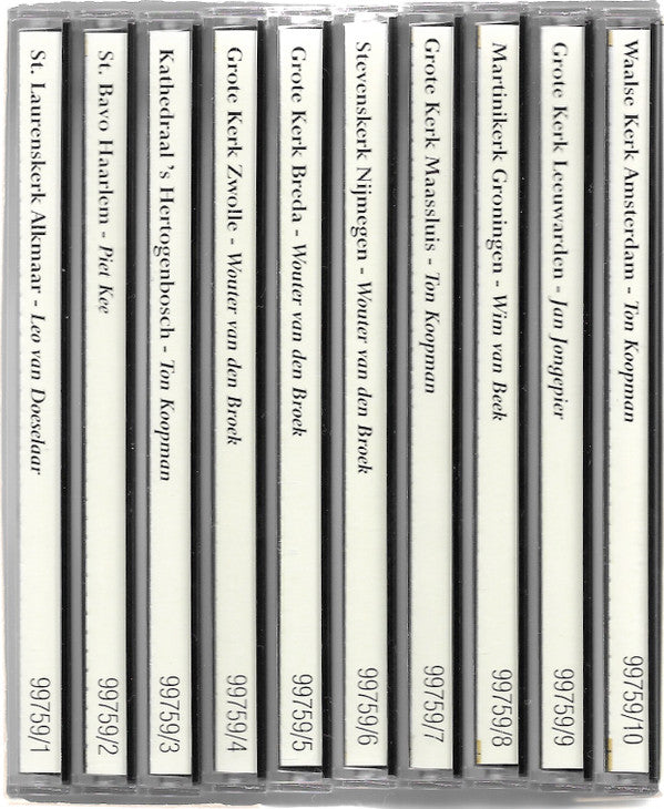 Various - Ton Koopman · Piet Kee · Leo van Doeselaar · Wim van Beek (2) · Wouter van den Broek · Jan Jongepier : Famous Dutch Organs (10xCD + Box, Sli)