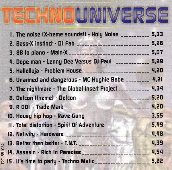 Various : TechnoUniverse (CD, Comp)