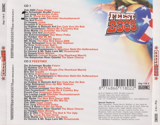 Various : Feest 2005 (CD, Comp + CD, Mixed)