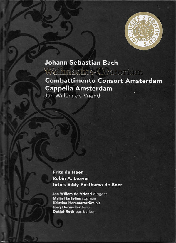 Johann Sebastian Bach, Combattimento Consort Amsterdam, Cappella Amsterdam, Jan Willem de Vriend : Weihnachts-Oratorium (2xCD)