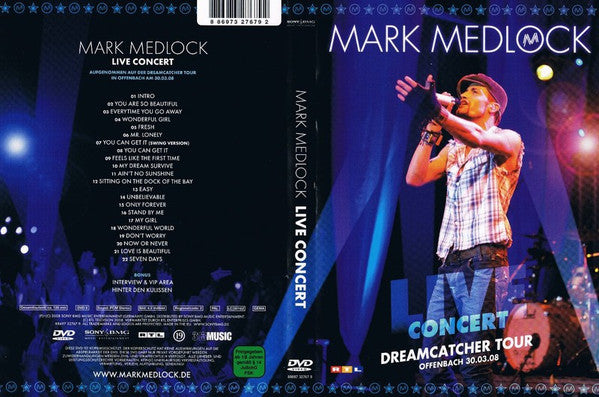 Mark Medlock : Live Concert (Dreamcatcher Tour) (DVD-V, Multichannel, PAL)