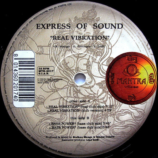 Express Of Sound : Real Vibration (12")