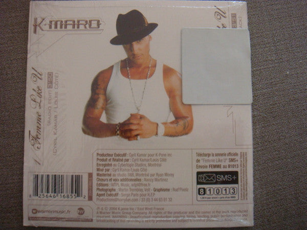 K-maro : Femme Like U (Donne Moi Ton Corps) (CD, Single, Car)