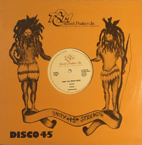 Pat Ross : Just Because I'm A Woman / Wish You Were Here (12", Maxi)