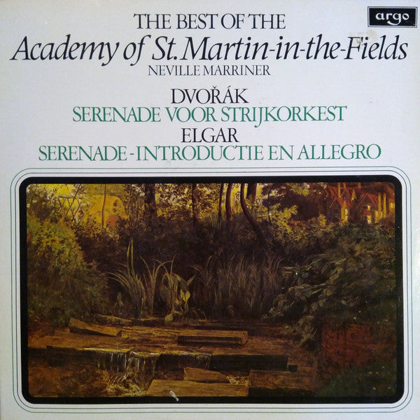 Academy Of St. Martin-in-the-Fields*, Neville Marriner* - Dvořák* / Elgar* : Serenade Voor Strijkorkest / Serenade-Introductie En Allegro (LP, Comp)