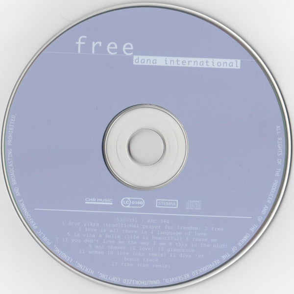 Dana International : Free (CD, Album)