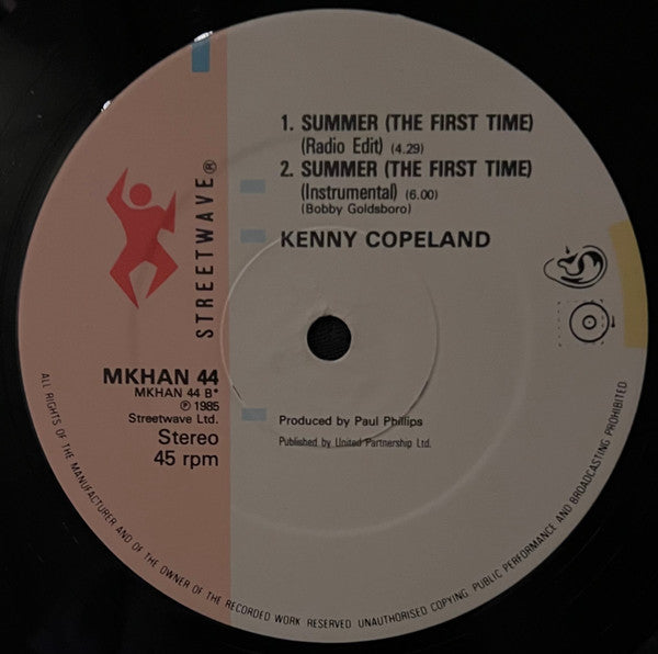 Kenny Copeland : Summer (The First Time) (12")