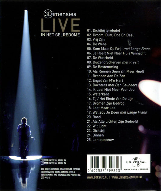 Marco Borsato : Dromen Durven Delen - Live - 3Dimensies (Blu-ray, Album, 3D + 2xCD, Album)