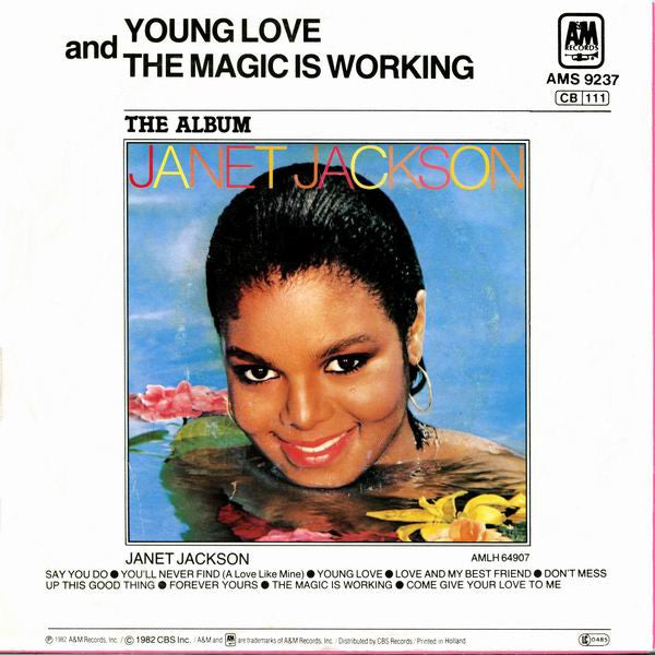 Janet Jackson : Young Love (7", Single)