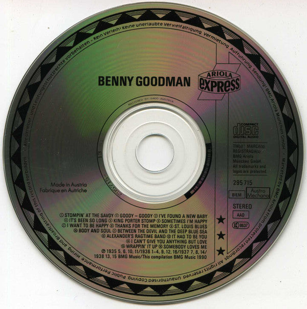 Benny Goodman : Benny Goodman (CD, Comp)