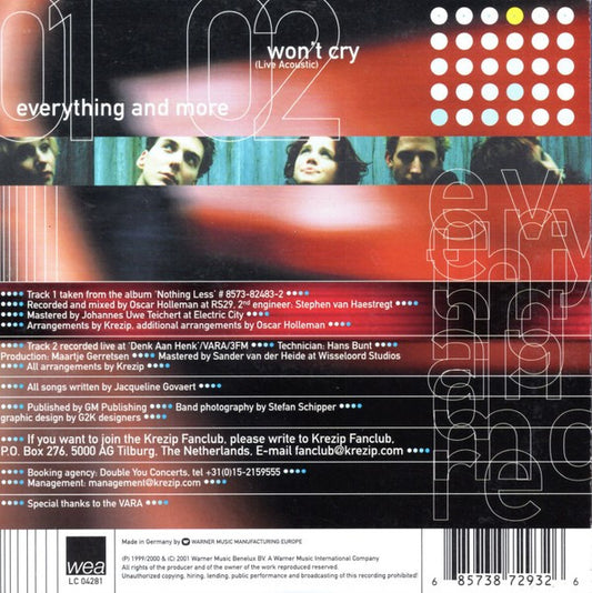 Krezip : Everything And More (CD, Single)