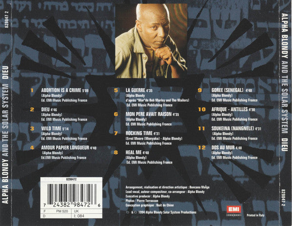 Alpha Blondy And The Solar System : Dieu (CD, Album)