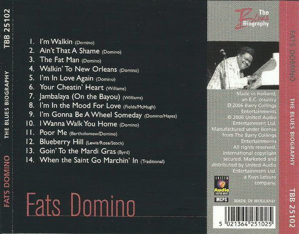 Fats Domino : The Blues Biography (CD, Comp)