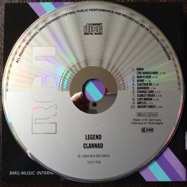 Clannad : Legend (CD, Album, RP)
