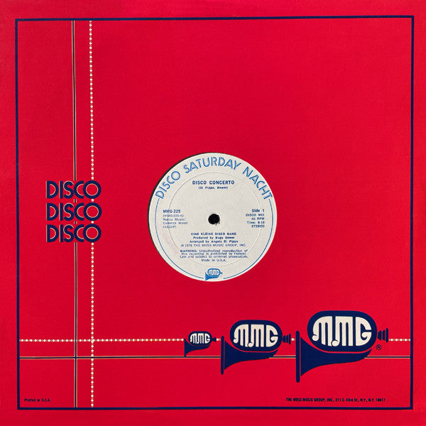 Eine Kleine Disco Band : Disco Concerto / (Love In) A Turkish Bath (12")
