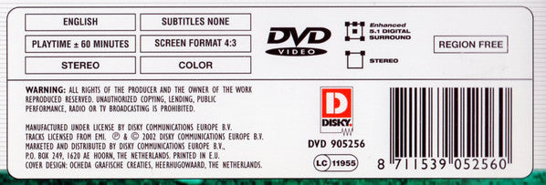 Various : Dance Hits (DVD-V, Comp)