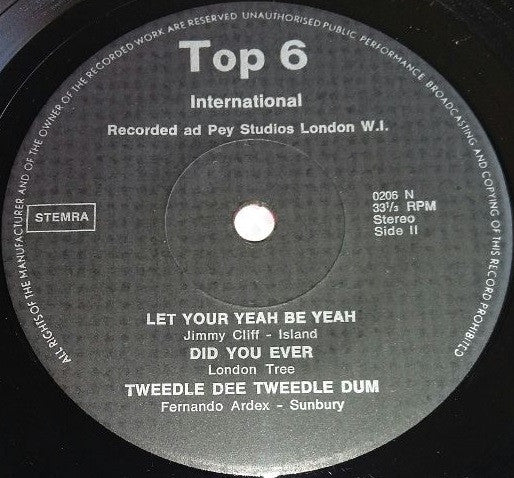 Unknown Artist : Top 6 International (7", MiniAlbum)