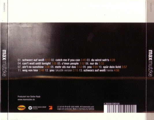 Max Mutzke : Max Mutzke (CD, Album)