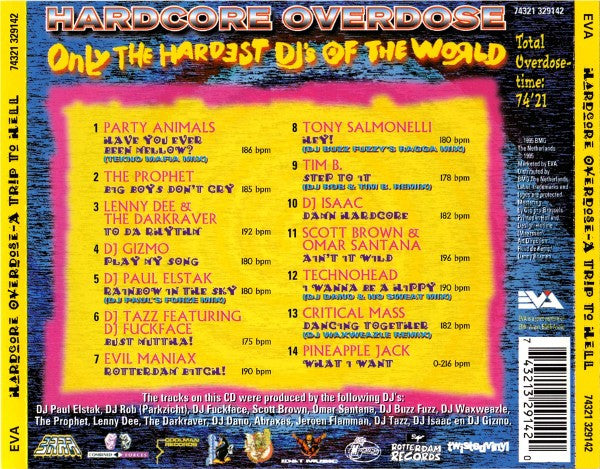 Various : Hardcore Overdose (A Trip To Hell) (CD, Comp)