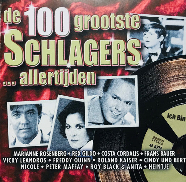 Various : De 100 Grootste Schlagers Allertijden (5xCD, Comp + Box)