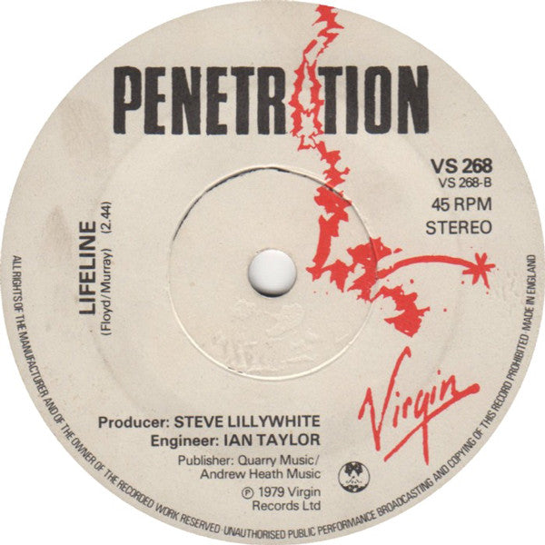 Penetration (2) : Come Into The Open (7", Single)